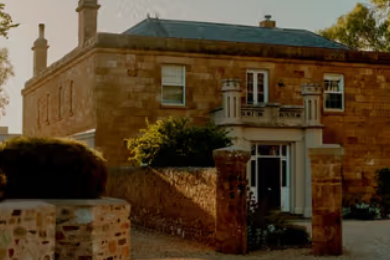 Historic sandstone homestead at Kingsford The Barossa